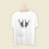 Skeleton Hands Rock N Roll Men T Shirt Style