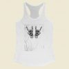 Skeleton Hands Rock N Roll Women Racerback Tank Top