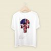 Skull American Flag Men T Shirt Style