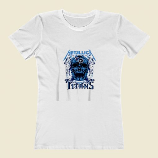 Skull Metallica Tennessee Titans Women T Shirt Style