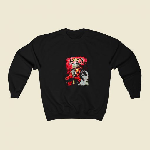 Slayer Sniper Skull 80s Fashionable Sweatshirt