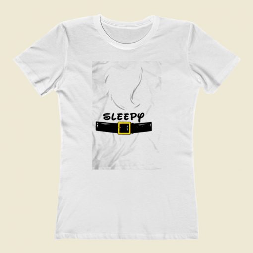 Sleepy Dwarf Halloween Women T Shirt Style