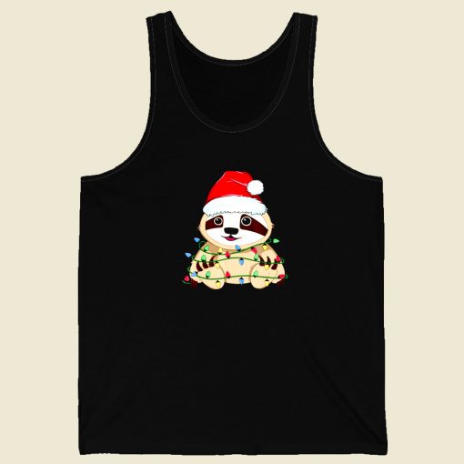 Sloth Christmas Men Tank Top