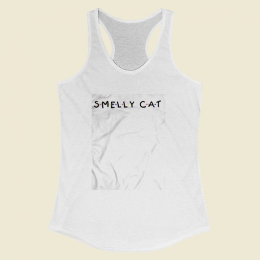 Smelly Cat Women Racerback Tank Top