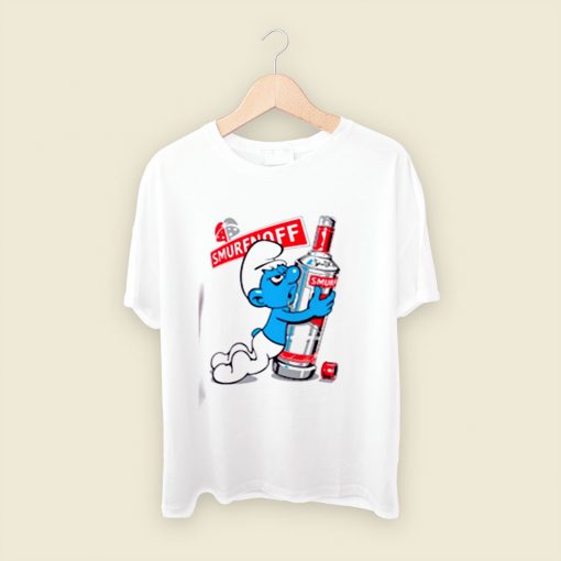 Smurfnoff Vodka Men T Shirt Style