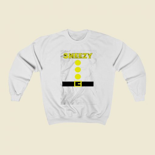 Sneezy Dwarf Halloween Christmas Sweatshirt Style