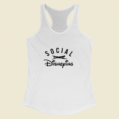 Social Disneying Women Racerback Tank Top