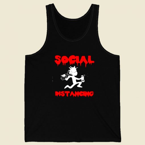 Social Distancing Men Tank Top