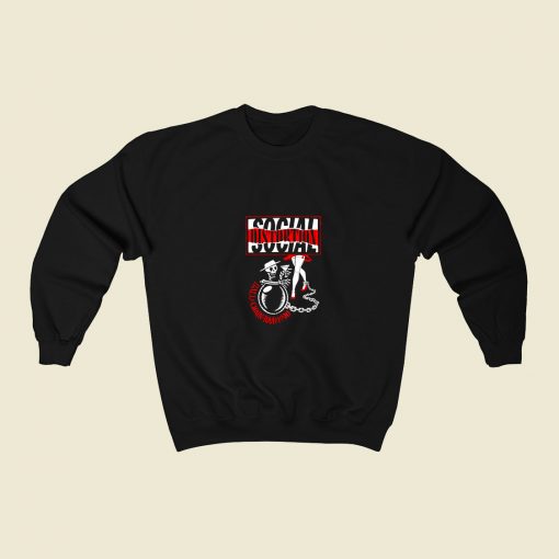 Social Distortion Graphic 80s Fashionable Sweatshirt