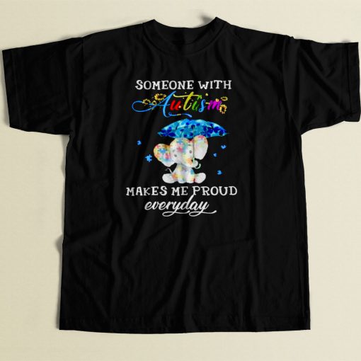 Someone With Autism 80s Men T Shirt