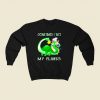 Sometimes I Wet My Plants 80s Fashionable Sweatshirt