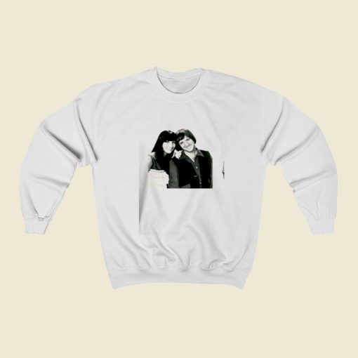 Sonny And Cher Photo Christmas Sweatshirt Style