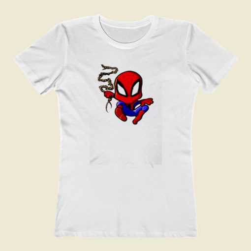 Spiderman Chibi Style Women T Shirt Style