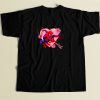 Spiderman Heart And Flower 80s Men T Shirt