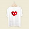 Spiderman Heart Men T Shirt Style