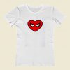 Spiderman Heart Women T Shirt Style