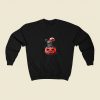 Spooky Vader 80s Fashionable Sweatshirt