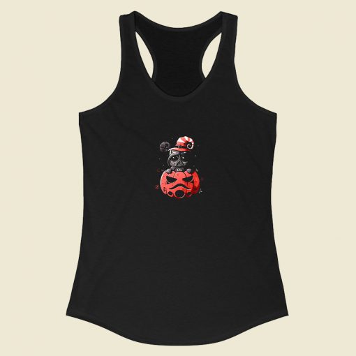 Spooky Vader Racerback Tank Top Style