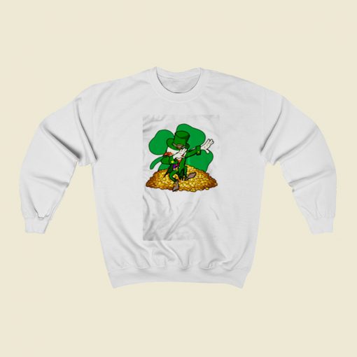 St Patricks Day Dabbing Christmas Sweatshirt Style