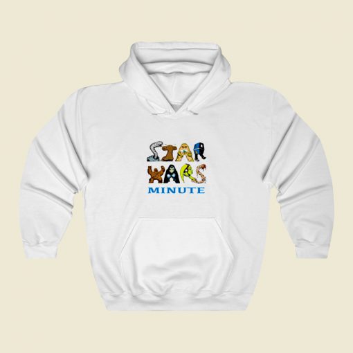 Star Wars Minute Character Logo Street Hoodie Style