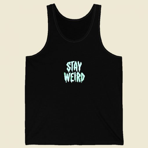 Stay Weird Glow In The Dark Men Tank Top