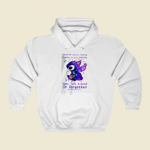 Stitch Ohana Street Hoodie Style