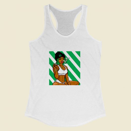 Stoner Girl Unisex Women Racerback Tank Top