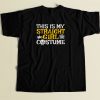 Straight Girl Costume Lesbian Halloween 80s Men T Shirt