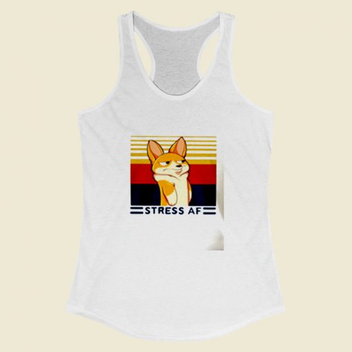 Stress Af Women Racerback Tank Top