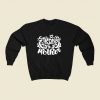 Strong As Mother Ddddd 80s Fashionable Sweatshirt