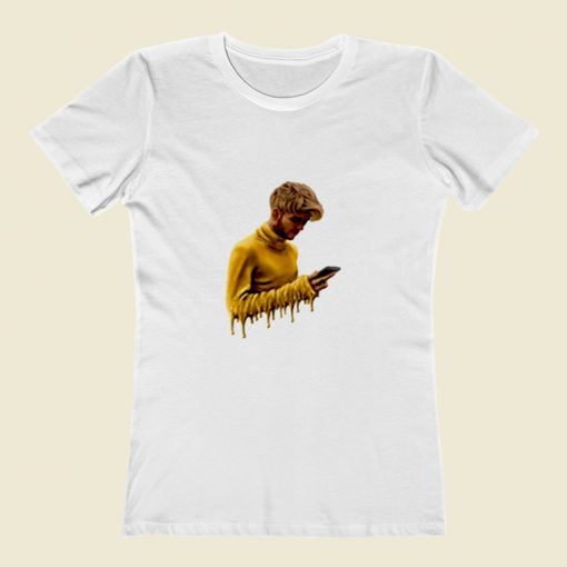 Stylized Lil Peep Drawing Women T Shirt Style