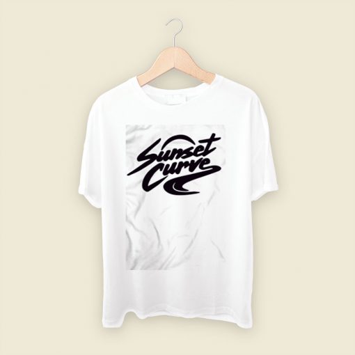 Sunset Curve Men T Shirt Style