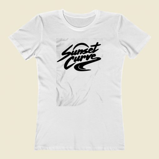 Sunset Curve Women T Shirt Style