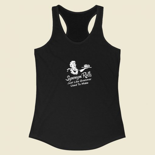 Synonym Rolls Racerback Tank Top Style