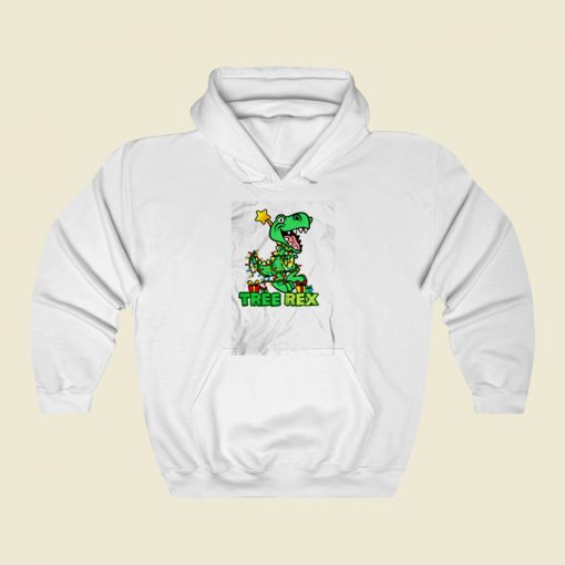 T Rex Christmas Xmas Street Hoodie Style