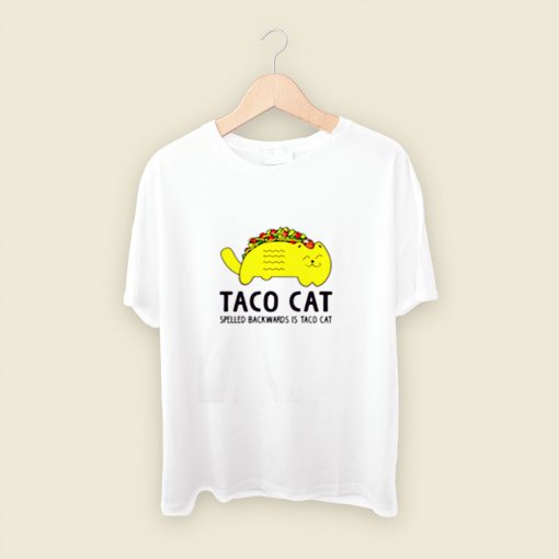 Taco Cat Spelled Backwards Is Toca Cat Men T Shirt Style