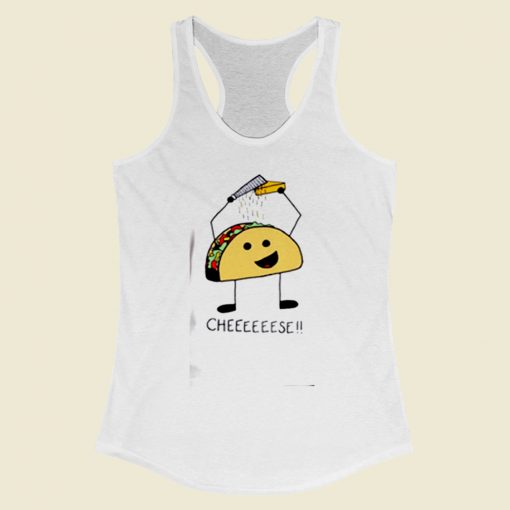 Taco Cheese Grater Women Racerback Tank Top