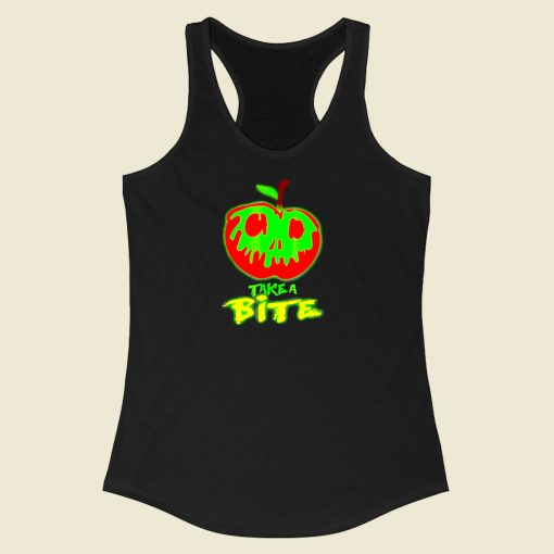 Take A Bite Of Poisond Apple Racerback Tank Top Style