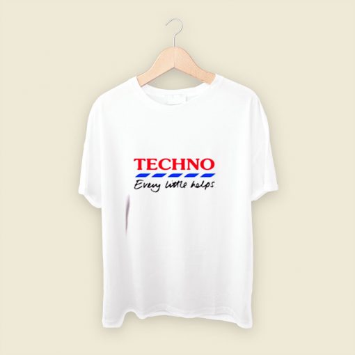 Techno Every Little Helps Men T Shirt Style