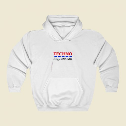 Techno Every Little Helps Street Hoodie Style