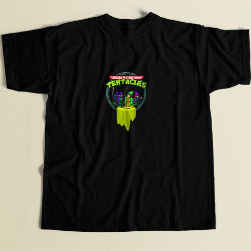 Teenage Mutant Ninja Tentacles 80s Men T Shirt