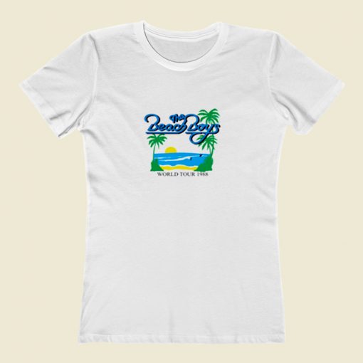 The Beach Boys World Tour 1988 Women T Shirt Style