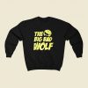 The Big Bad Wolf 80s Fashionable Sweatshirt