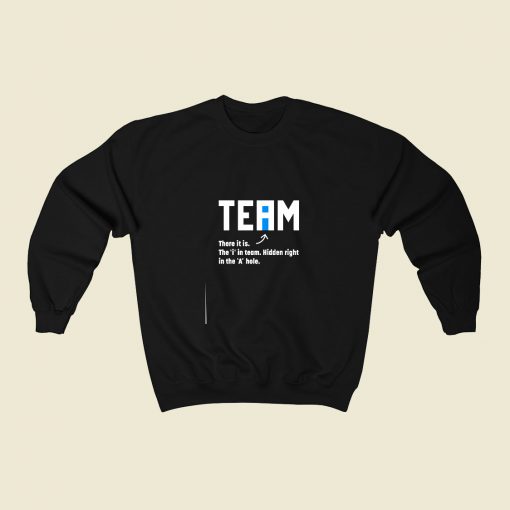 The I In Team 80s Fashionable Sweatshirt