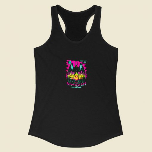 The Mothman Racerback Tank Top Style