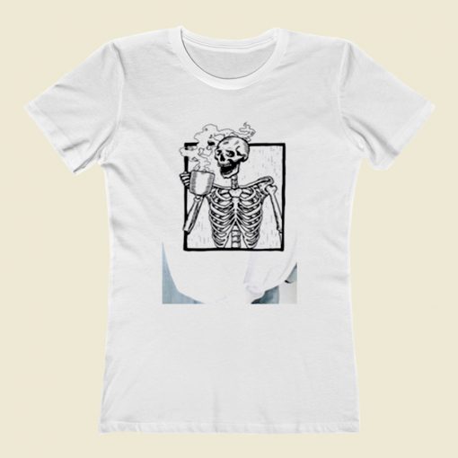 The Ripper Drinking Coffee Women T Shirt Style