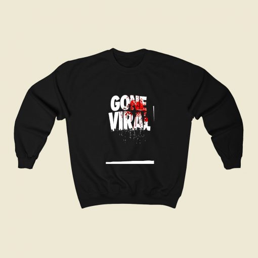 The Walking Dead Gone Viral 80s Fashionable Sweatshirt