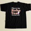 This Is My Boba Tea Drinking 80s Men T Shirt