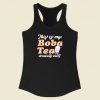 This Is My Boba Tea Drinking Racerback Tank Top Style