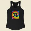 Tie Dye Pi Day Racerback Tank Top Style